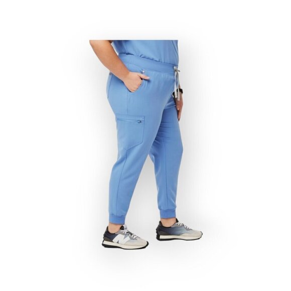 FIGS Zamora High Waist Blue XXL-Petite Scrub Jogger Pants NWT - Picture 4 of 15